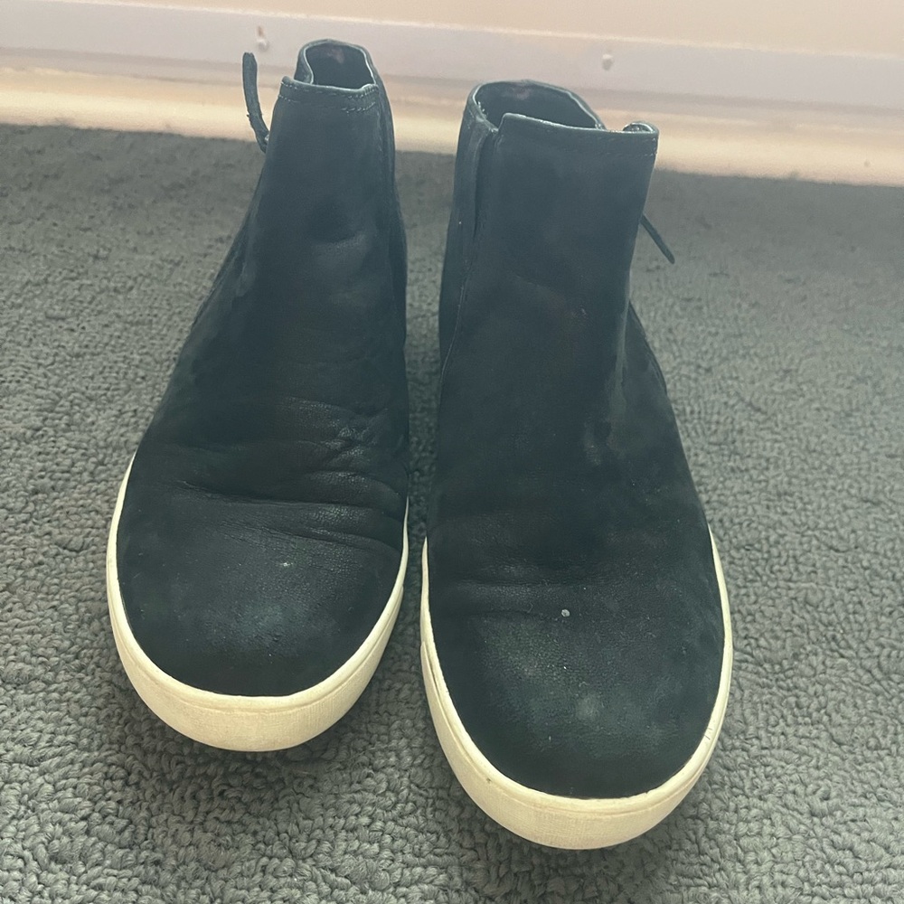 Naturalizer Black Sneakers with White Soles